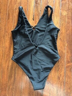 Cami and Jax. Black One-Piece Swimsuit. Size S.